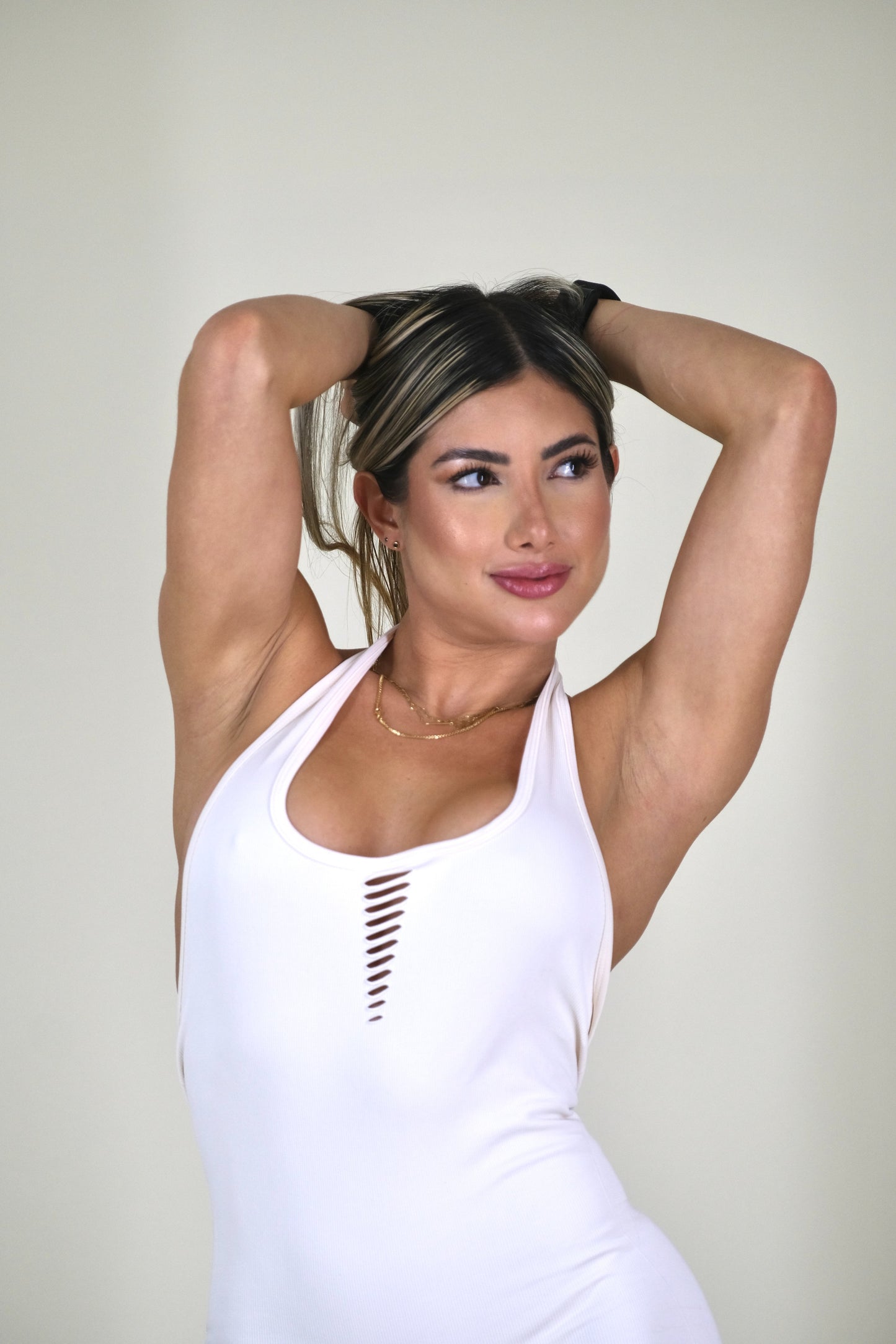 Dynamic Fierce Romper – Vanilla Ice