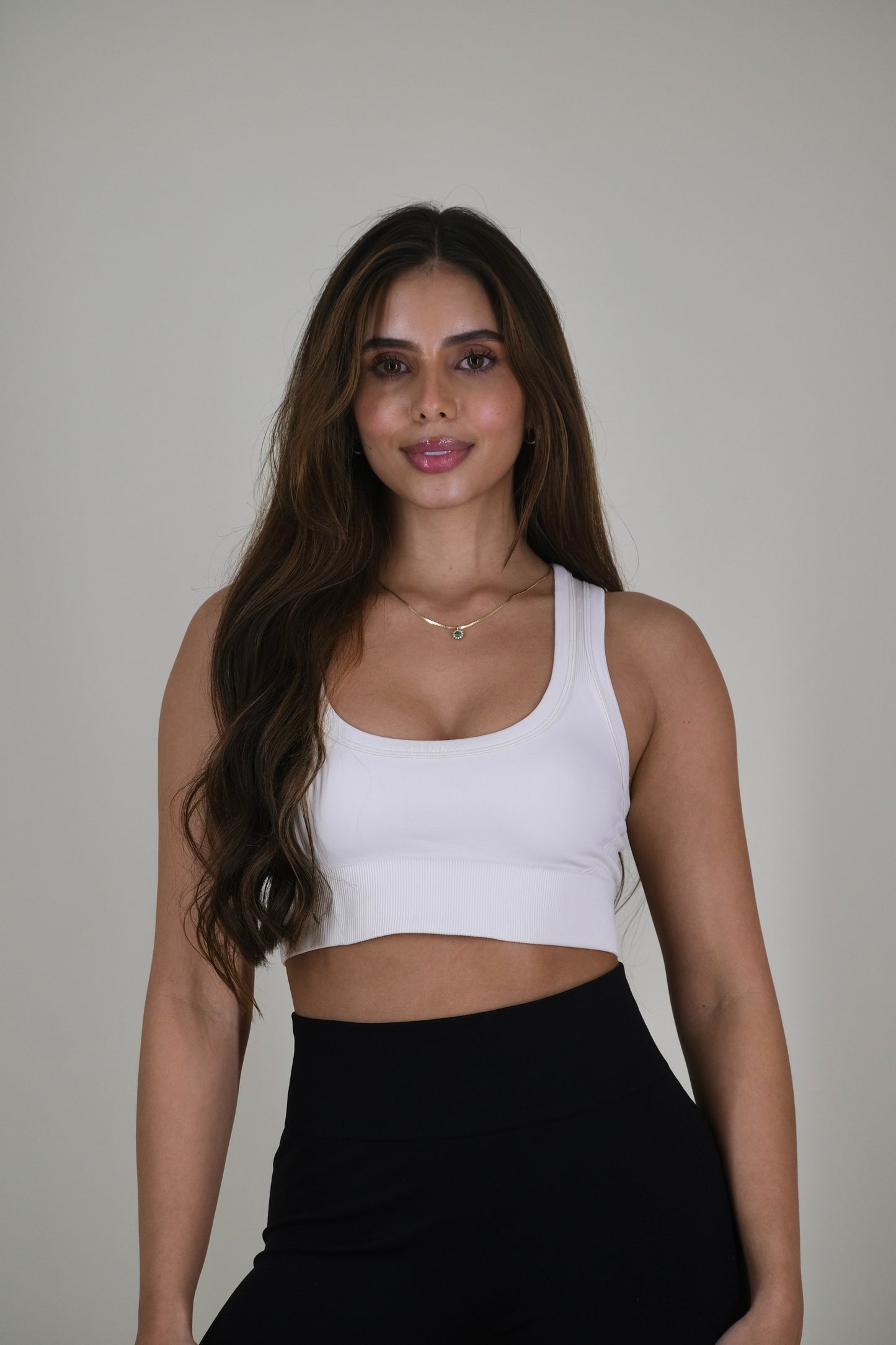 Dynamic Racerback Top – White