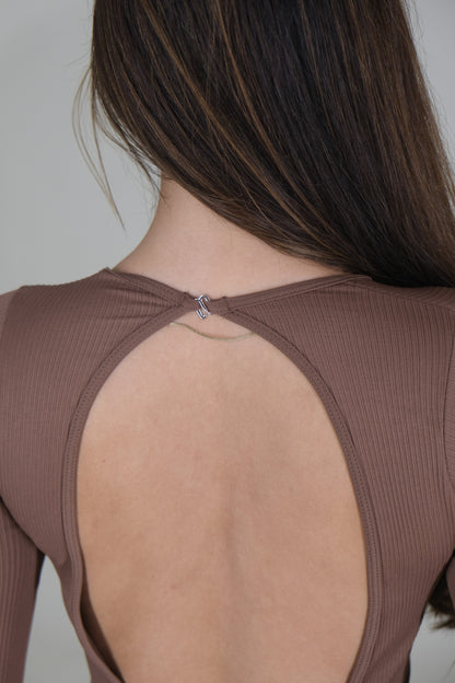 Dynamic Midnight Romper – Mocha Bronze