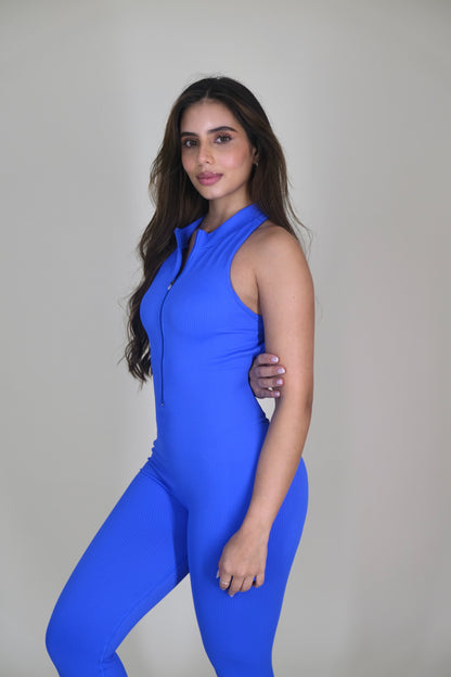 Dynamic Sculpt Jumpsuit – Skyfire Blue