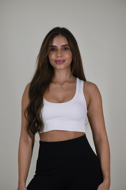 Dynamic Racerback Top – White